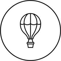 Hot Air Balloon Icon