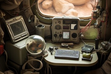 communication devices for earth contact in mars habitat