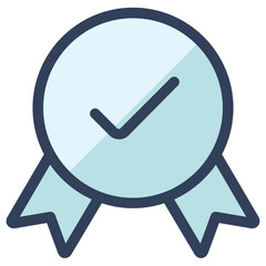 illustration of a icon certification