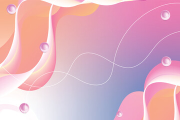 Obraz na płótnie Canvas gradient wave abstract background,