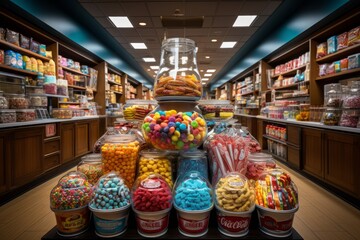 Grocery Stores Bulk Candy And Sweets, Generative AI