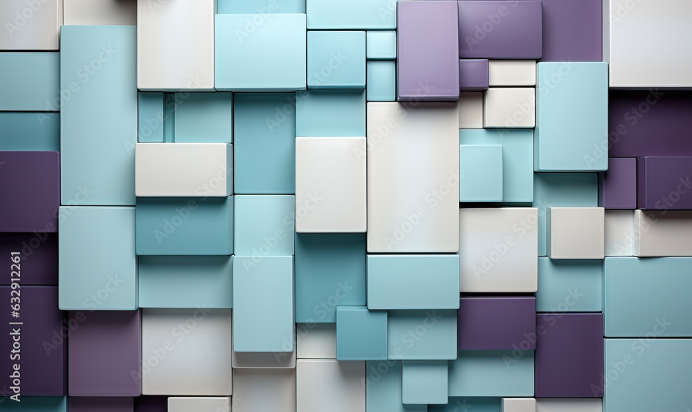 Poster abstract texture background from colored geometric shapes.