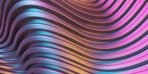 Fototapeta premium Background design with wavy stripes lines