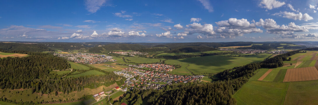 Blick von Tuttlingen ins Donautal