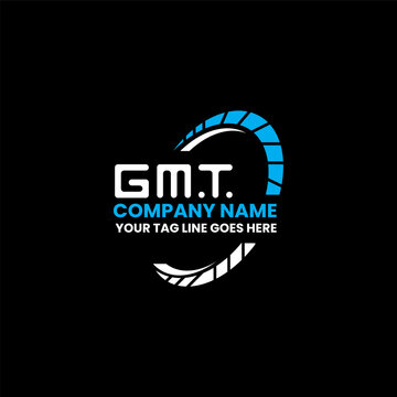 GMT letter logo creative design with vector graphic, GMT simple and modern logo. GMT luxurious alphabet design  