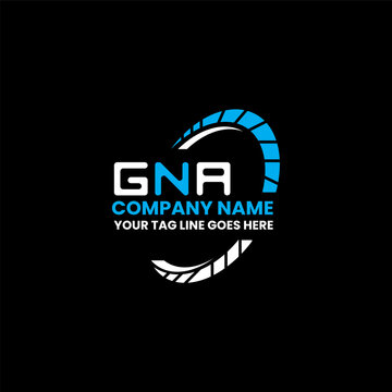 GNA letter logo creative design with vector graphic, GNA simple and modern logo. GNA luxurious alphabet design  