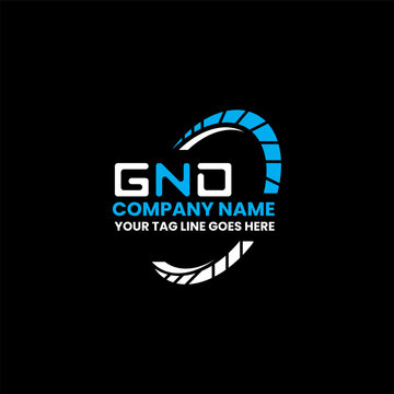 GND letter logo creative design with vector graphic, GND simple and modern logo. GND luxurious alphabet design  