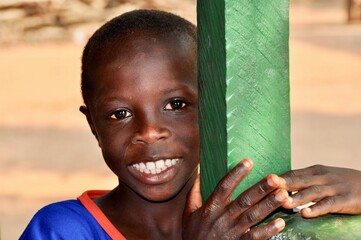 Portrait of a smiling african  boy