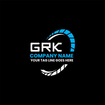 GRK letter logo creative design with vector graphic, GRK simple and modern logo. GRK luxurious alphabet design  