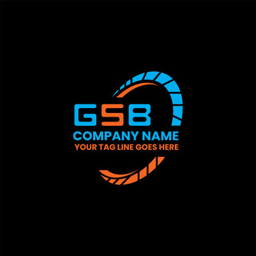 GSB letter logo creative design with vector graphic, GSB simple and modern logo. GSB luxurious alphabet design  