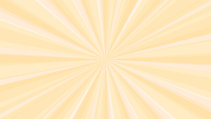 Sun burst background in yellow color Geometric abstract design glow effect. Comic. Simply ray decoration. Circus style. Fantasy Vector illustration
