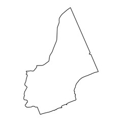 Al Mahrah governorate, administrative division of the country of Yemen. Vector illustration.