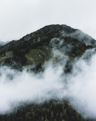 Cloudy mountains - 632924035