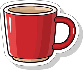Red coffee mug