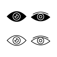 Eye icon. Look and Vision icon. Eye vector icon