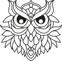 owl Mandala Coloring Page Enchanting owl Mandala: Unleash Your Creativity Through Coloring
