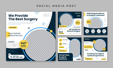Surgical care social media post template