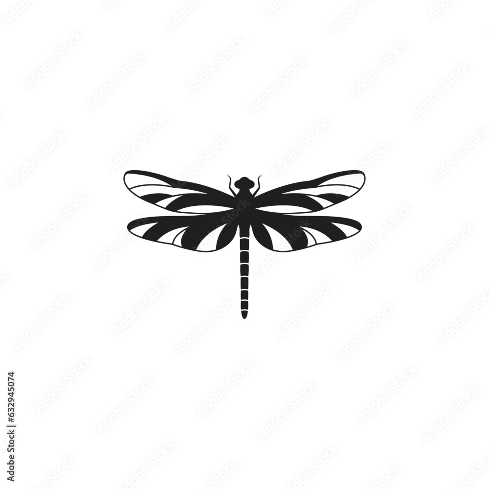 Canvas Prints dragonfly icon vector