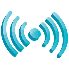 Wifi icon. Network wireless symbol