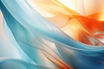Abstract colorful wave soft background
