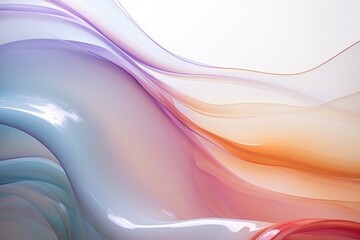 Abstract colorful wave soft background