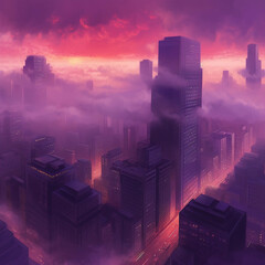 Purple fog