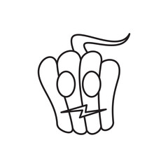 illustration halloween character pumpkin, pumpkin comic character outline, concept	