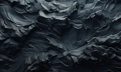 Black stones background, black stone texture.