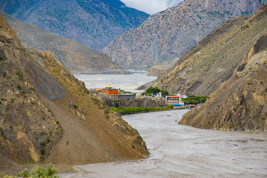Kag Chode Thupten Samphel Ling Monastery, Kagbeni, Centuries Old Gompa Gumba, Upper Mustang, Nepal