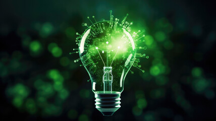 AI genrated - concept of green energy