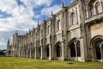 Front of Monastery of Los Jeronimos , Lisboa , Portugal.
