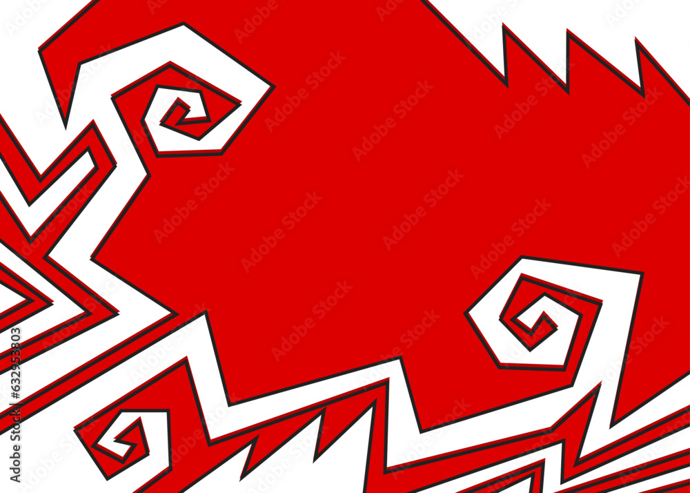 Poster minimalist background with abstract geometric and curly lines and with some copy space area. simple 