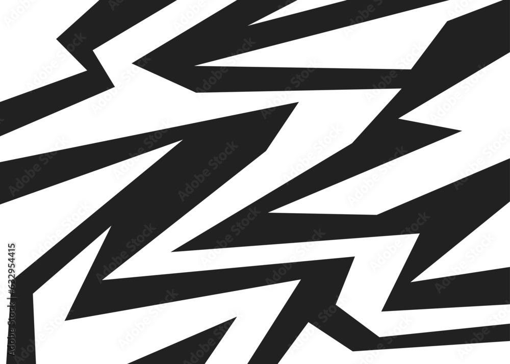 Poster abstract background with sharp and geometric line pattern
