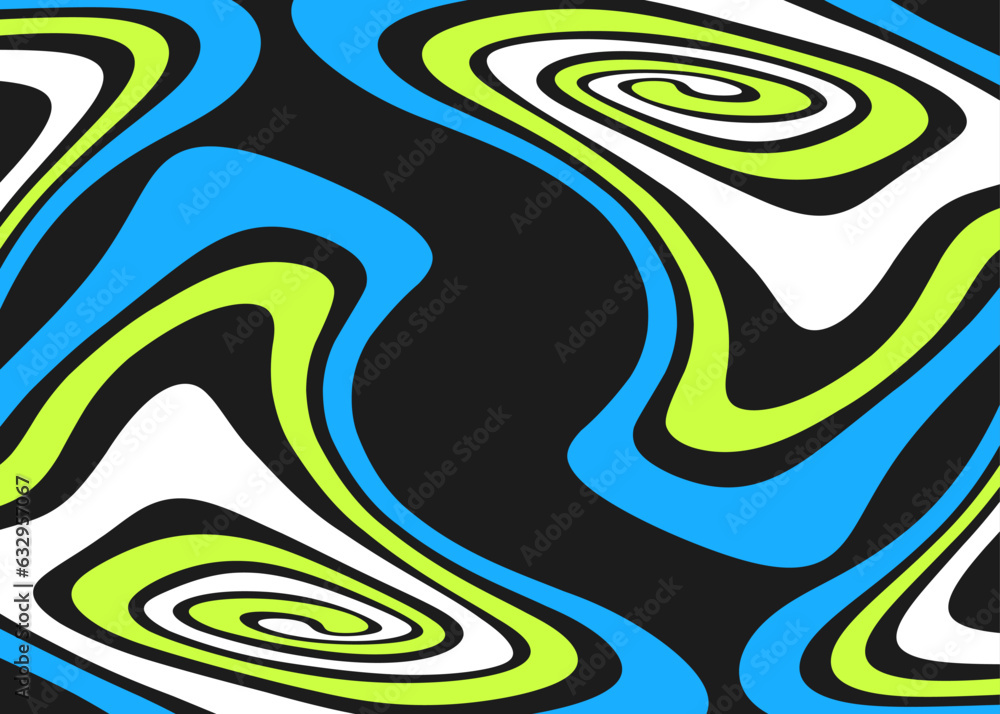 Aufkleber abstract background with gradient swirl line pattern