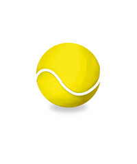 Tennis balls isolated on white. Sport equipment