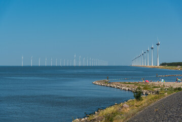 wind power station in the north sea 