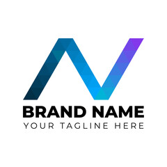 N letter isometric vector illustration logo, N letter modern logo design, Modern isometric logo vector illustration logo, Isometric logo for company business, Isometric logo, geometric logo, vector