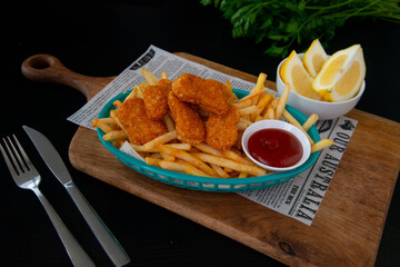 Food in display for the photo shoot in Tokyo, Japan. Nowadays in 2022, people rely on the food delivery service