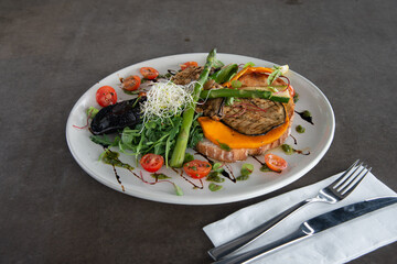 Food in display for the photo shoot in Tokyo, Japan. Nowadays in 2022, people rely on the food...