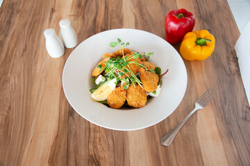 Food in display for the photo shoot in Tokyo, Japan. Nowadays in 2022, people rely on the food delivery service