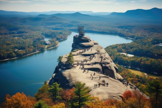 Chimney Rock State Park in North Carolina travel picture