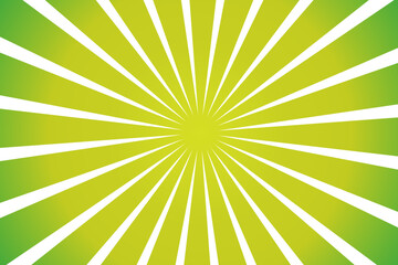 Abstract white vector geometric background with randomly scattered shiny green circular lines	