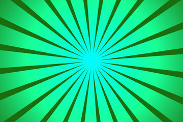 Abstract green vector geometric background with randomly scattered shiny green circular lines	