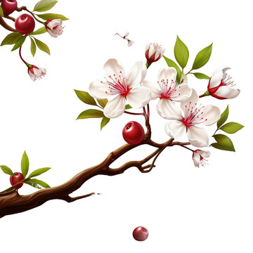 cherry blossom branch HD transparent background PNG Stock Photographic Image