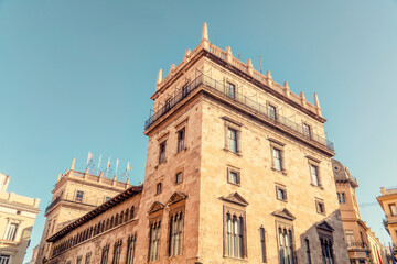Palau de la Generalitat Valenciana, The headquarters of Valencia government, this 15th-century palace has a mix of architecture styles