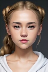 Fototapeta premium portrait of a woman with makeup