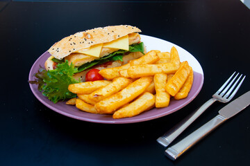 Food in display for the photo shoot in Tokyo, Japan. Nowadays in 2022, people rely on the food delivery service