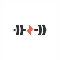 fitness gym electric logo design