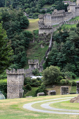 Bellinzona medieval walls, , Switzerland
