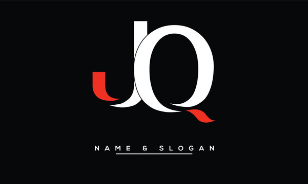 QJ,  JQ,  Q,  J  Abstract  Letters  Logo Monogram